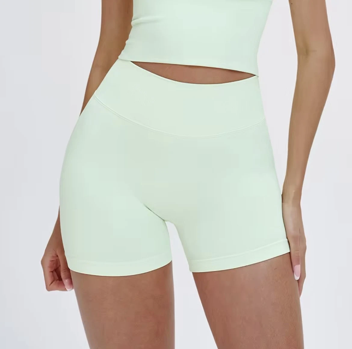 Short biker menta